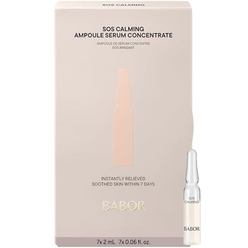 Image of BABOR SOS Calming Serum Ampoules for the Face, with Aloe Vera and Panthenol to Immediately Sooth the Skin, 7 x 2 ml Concentrated Ampoules