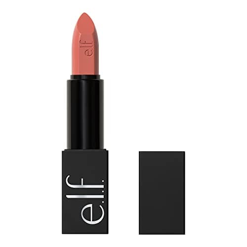 Image of e.l.f. O Face Satin Lipstick, Rich Pigmented, Nourishing & Long-Lasting Creamy Lipstick, with Jojoba, Vegan & Cruelty-Free, Feeling Myself