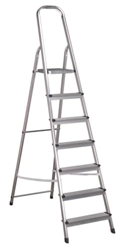 Image of Sealey ASL7 Aluminium Step Ladder 7-Tread EN 131
