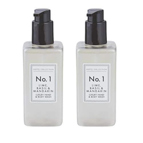 Image of Aldi Hotel Collection No.1 Lime, Basil & Mandarin Luxury Body Wash Bundle of 2
