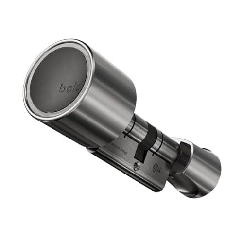 Image of Bold Elite SX-43 Smart Door Lock, Keyless Euro Cylinder, Silver, App-Controlled with Matter Support (Silver, SX-43)