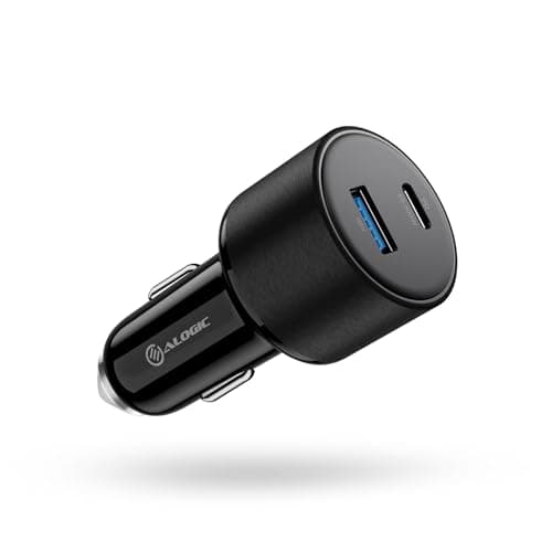 Image of Alogic 100W Rapid Power Car Charger USB-C + USB-A
