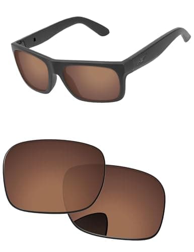 Image of PapaViva Replacement Lenses Compatible with Arnette Drop Out AN4176 Sunglass Copper Brown Non-polarized