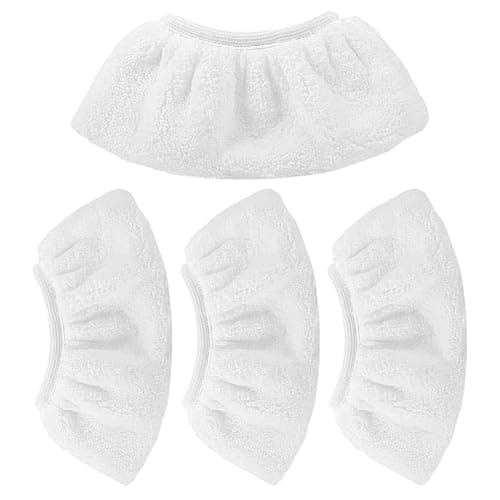 Image of KEEPOW 4-Pack Compatible with Karcher Steam Cleaner Accessories, Handheld Nozzle Pads for Karcher SC 1 SC 2 SC 3 SC 4 SC 5 (For Karcher Hand Nozzle)