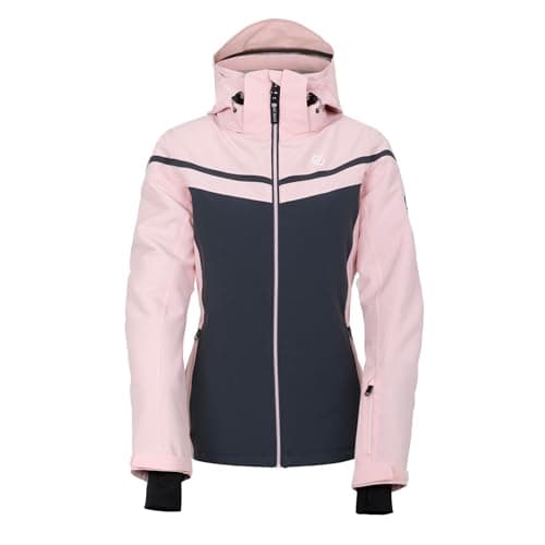 Image of Dare 2b Womens Flurry Ski Jacket, Rose Pink Grey, 14 EU