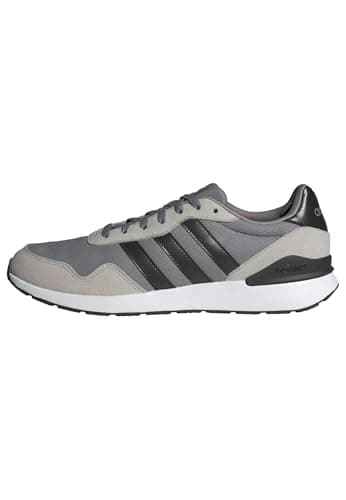 Image of adidas Men's Run 60s 4.0 Shoes, Grey Three/Core Black/Grey Two, 8 UK