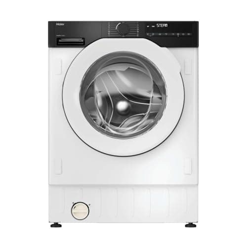 Image of Haier BHA6S69M6D9J-80 Integrated Washing Machine, 9kg Load, 1600rpm Spin Speed, A Energy Rated, Built-In Washer, White, Quiet Inverter Motor, Smart Steam Function, Hygiene Care