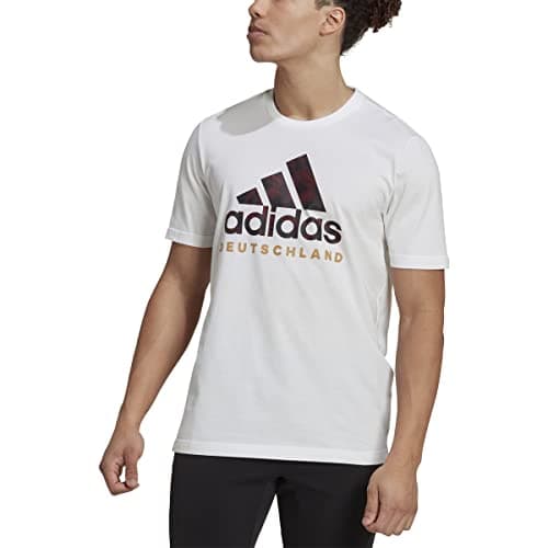 Image of adidas Men's Germany 2022 DNA Graphic TEE, White / Black, XL