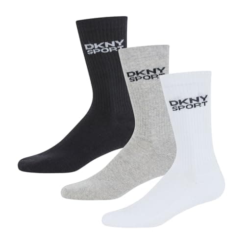 Image of DKNY Mens Radde Socks, Black/White Grey, 7-11 UK