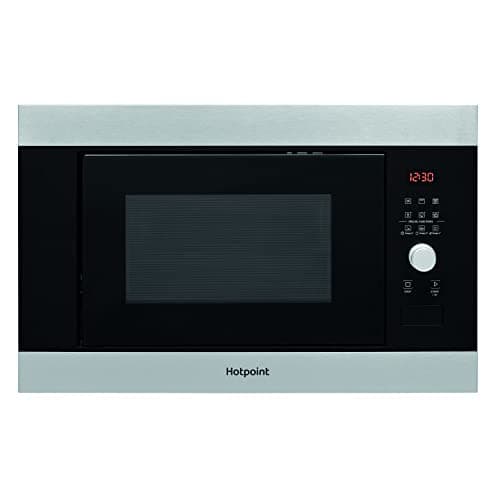 Image of Hotpoint 25L 900W Built-in Microwave with Grill - Stainless Steel