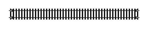 Image of PACK OF 6 - Hornby R601 Double Straight Track