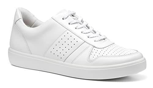 Image of Hotter Women's Swerve White Lace Up Deck Shoes, 5.5