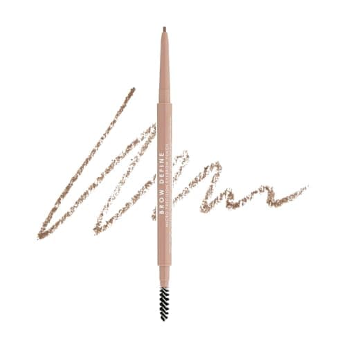 Image of MUA Makeup Academy Brow Define, Taupe Micro Eyebrow Pencil with Spoolie Brush, For Blonde to Light Brown Hair (Pack of 1) - Vegan & Cruelty Free