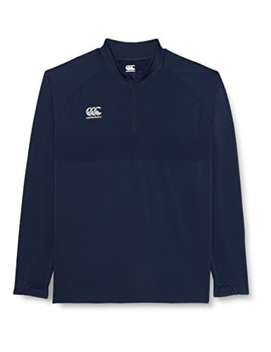 Image of Canterbury Men's Seamless 1st Layer, Long Sleeve Baselayer T-Shirt, Navy, XS-S