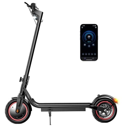 Image of HeyScooter Electric Scooter, 34-45KM Range 500W Motor 8.5-9.3" Pneumatic Tires Fast Electric Scooter for Adults with APP Control,3-4 Speed Modes,Multiple Braking Systems Foldable E Scooter