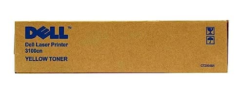 Image of Dell High Capacity Yellow Toner (Yield 4,000 Pages) for Dell 3100cn Laser Printers