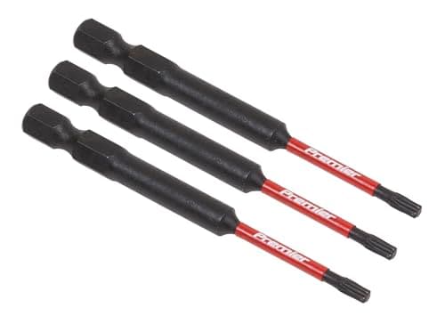 Image of Sealey 3pc 75mm TRX-Star* T10 Impact Power Tool Bit Set - AK8265
