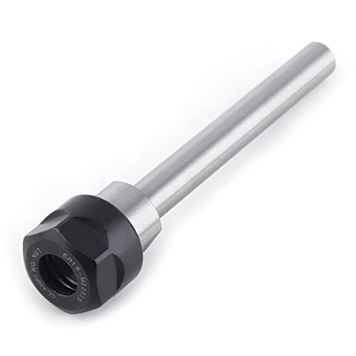 Image of Milling Chuck C12-ER16-100L Collet Straight Shank Chuck Holder CNC Milling Tool Extension Lathe Rod