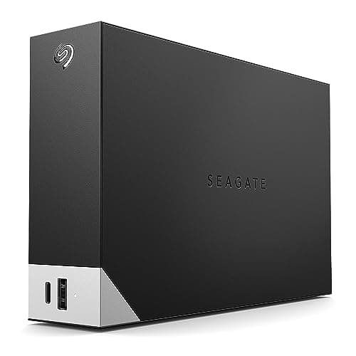 Image of Seagate One Touch Hub 10TB, External Hard Drive Desktop HDD, USB-C & USB 3.0 port, for Computer Desktop Workstation PC Laptop Mac (STLC10000400)
