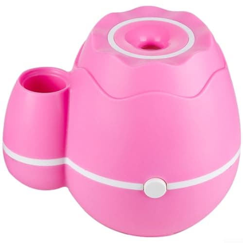Image of Vase Shaped Humidifier with Integrated Aromatherapy Diffuser 300ml Capacity USB Powered Silent Mist Output for Bedroom Office and Study Areas (pink)