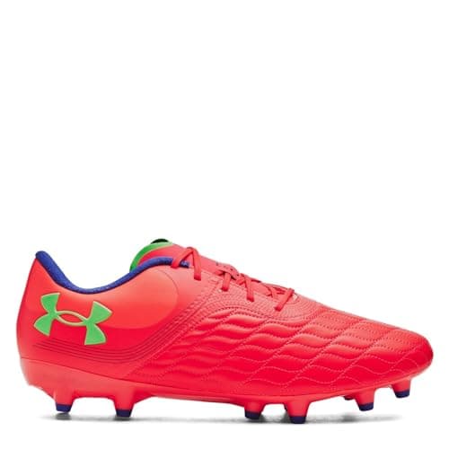 Image of Under Armour Mens Clone Magnetico Pro FG Football Boots Red/Green 7.5 (42)