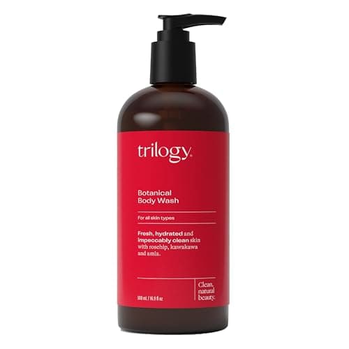 Image of Trilogy Botanical Body Wash, Gentle Cleansing and Conditioning Shower Gel, Luxurious Spa Experience, 16.9 fl oz