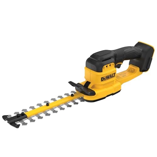 Image of DEWALT 18V XR 20cm Compact Hedge Trimmer with FullCoverage Blade Sheath and Hanging Hook, Tool Only, DCMHT520N-XJ