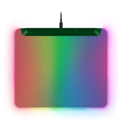 Image of Razer Firefly V2 Pro Phantom Green Edition - Fully Illuminated Gaming Mouse Mat with Chroma RGB (USB 2.0 Port, Micro-Textured Surface, Anti Slip Base) Phantom Green