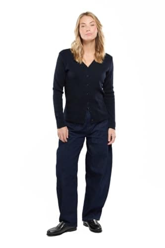 Image of Armor Lux Women's Gilet ''Locronan'' Cardigan Sweater, Rich Navy, X-Large (4)