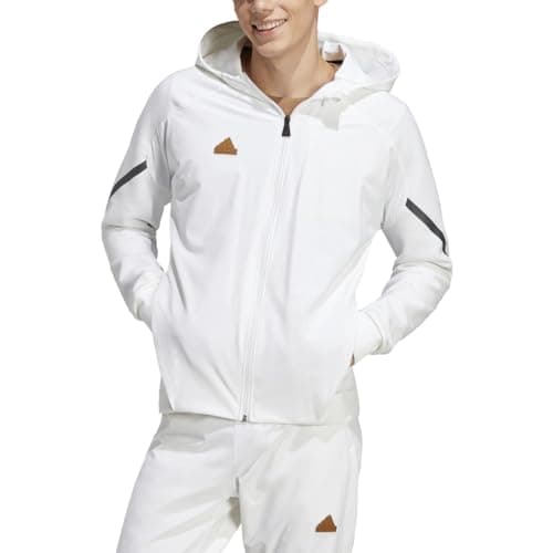 Image of adidas Men's Designed 4 Game Day Premium Fullzip, White, S