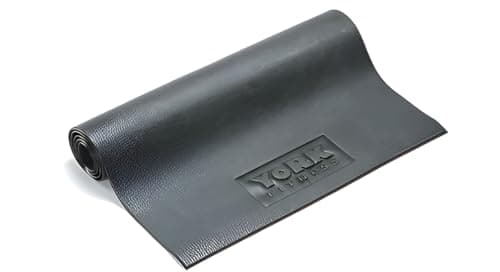 Image of York Fitness Equipment and Exercise Mat - Non-slip Rubber Gymnastic mats,Exercise Camping Mats – For Yoga, Treadmills, Benches, Cycles, Rowers and Cross Trainers – Large – 182cm/76cm