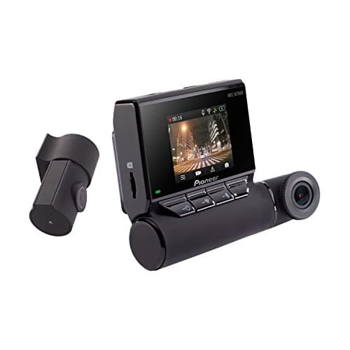 Image of Pioneer VREC-DZ700DC 2-Channel Dual Recording 1080p HD Dash Camera System with WiFi and 2" LCD Screen