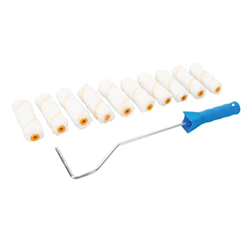 Image of Silverline Mini Roller Frame & 10 Sleeves 100mm (555252)