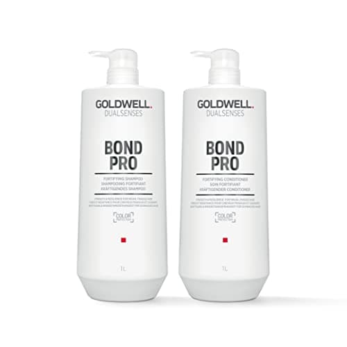 Image of Goldwell Dualsenses Bond Pro Fortifying Shampoo and Conditioner Set for Weak and Fragile Hair, 1 Litre