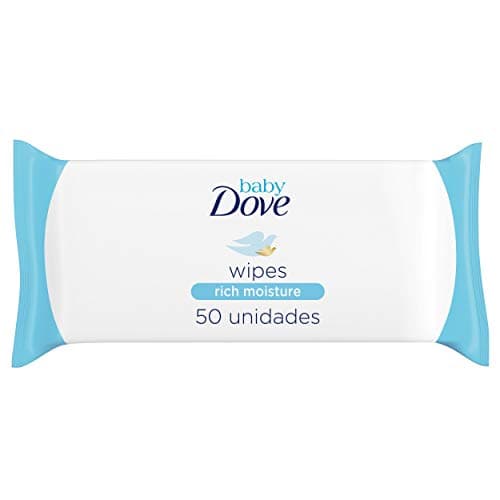 Image of Dove Baby Wipes Rich Moisture, 50 Wipes