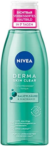 Image of NIVEA Derma Skin Clear - Hydrating Facial Toner (200 ml), Facial Toner with salicylic Acid and niacinamide