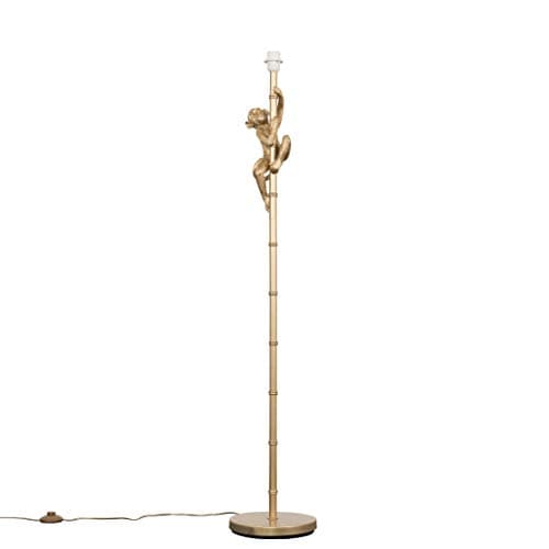 Image of MiniSun | Modern Gold Hanging Monkey Design Floor Lamp Base | Floor Lamps & Torchieres, Home Décor & Improvement Essential