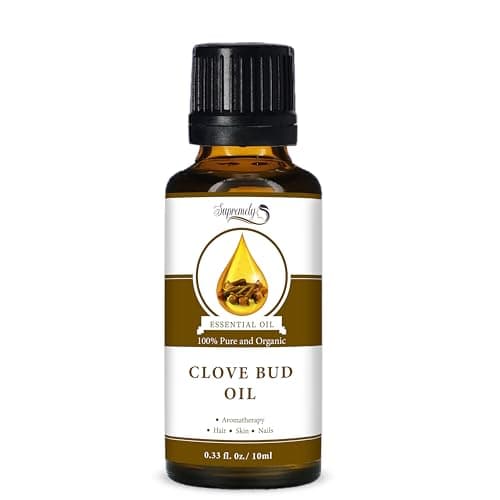 Image of Supremely Clove Essential Oil for Toothache Relief - 10ml | 100% Pure Natural Clove Bud Oil | Ideal for Aromatherapy and Home Diffusion | A Soothing Companion for Self-Care and Cleaning