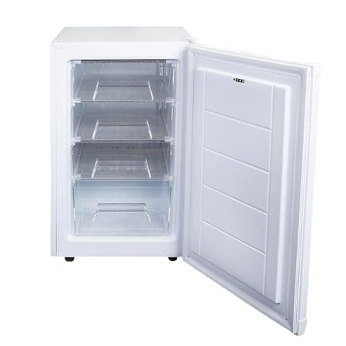 Image of SIA UCF50WH Freestanding Under Counter Freezer, 77L Capacity, 4* Freezer Rating, E Rated, 50cm Wide, Reversible Door, White, 2 Years Parts & Labour Guarantee