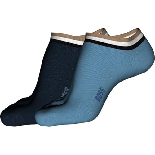 Image of BOSS Men's Ankle Socks, Bright Blue 438, 43-46