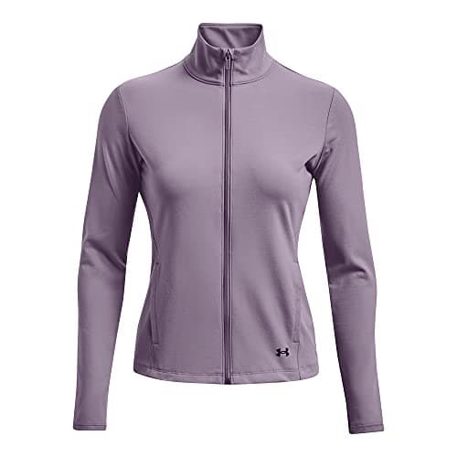 Image of Under Armour Women's Motion Jacket Sweatshirt, Club Purple (530)/Purple Switch, L
