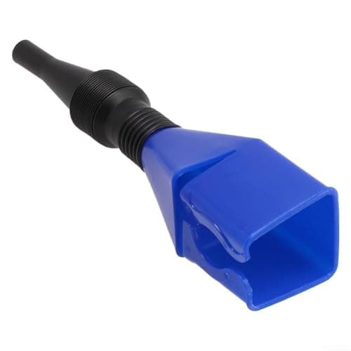 Image of Snap Funnel with Anti Spill Design, Great for Transferring Liquids from Containers to Bottles or Equipment (Blue)