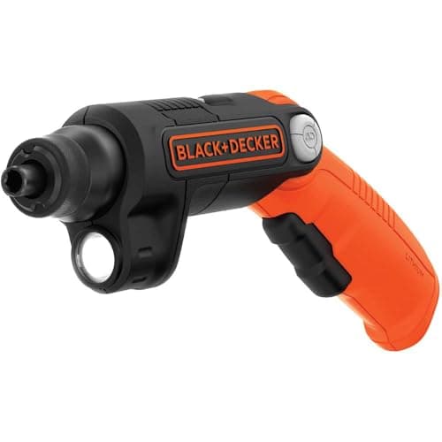Image of BLACK+DECKER BDCSFL20C-GB Black & Decker BDCSFL20C 3.6v Cordless Pivot Screwdriver 1 x 1.5ah Integrated Li-ion, 3.6 V, Orange