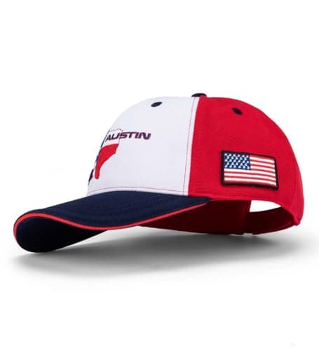 Image of Alfa Romeo Racing F1 2022 Special Edition USA Austin GP Baseball Hat, Red, One Size