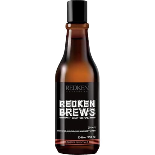 Image of Redken | Brews | Men's 3-In-1 Hair Shampoo, Conditioner & Body Wash 300ml