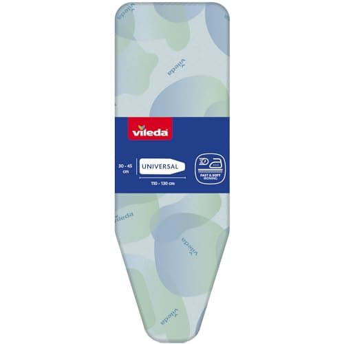 Image of Vileda 2-in-1 Premium Ironing Board Cover, Color May Vary, Fits boards 110-130 x 30-45 cm