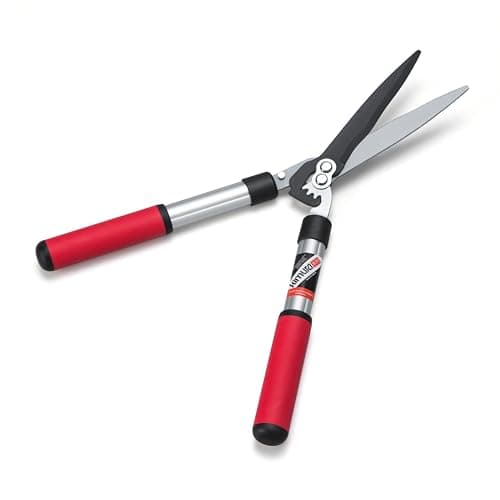 Image of Kimura® Pro Heavy Duty Garden Shears - Premium Hedge Shears with Patented Gearing Technology, Ultra Lightweight Aluminium Handles, Japanese SK5 Steel Blades, Ideal Shears for Gardening - 560mm