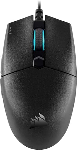 Image of Corsair Katar Pro Ultra-Light Optical USB Gaming Mouse with Backlit RGB LED, 12400 DPI (Black)