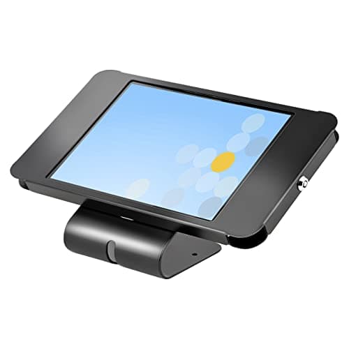 Image of StarTech.com Secure Tablet Stand - Anti-theft Universal Tablet Holder for Tablets up to 10.5" - Lockable & K-Slot Compatible - Desk/VESA/Wall Mount - Security POS Tablet Stand (SECTBLTPOS2)