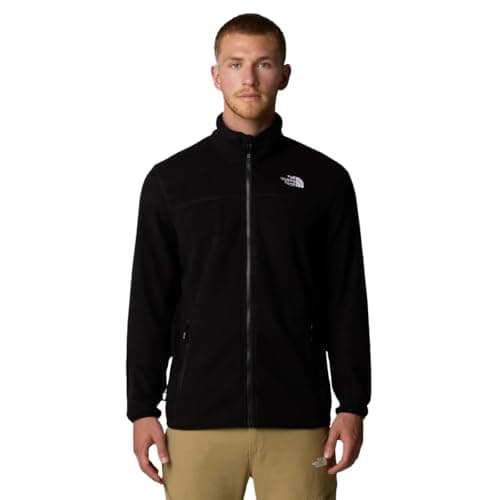 Image of The North Face Men's 100 Glacier Full Zip Fleece Jacket, Tnf Black/Npf, L
